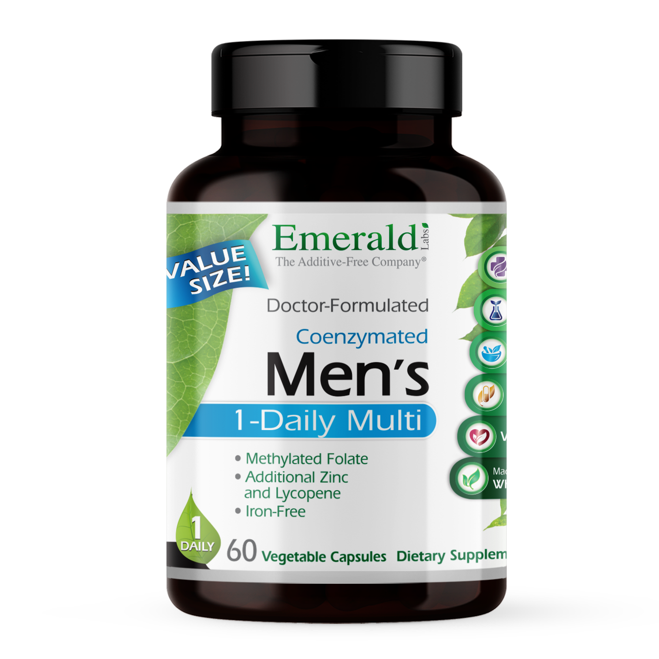 Men's 1-Daily Multi (60) | Emerald Labs
