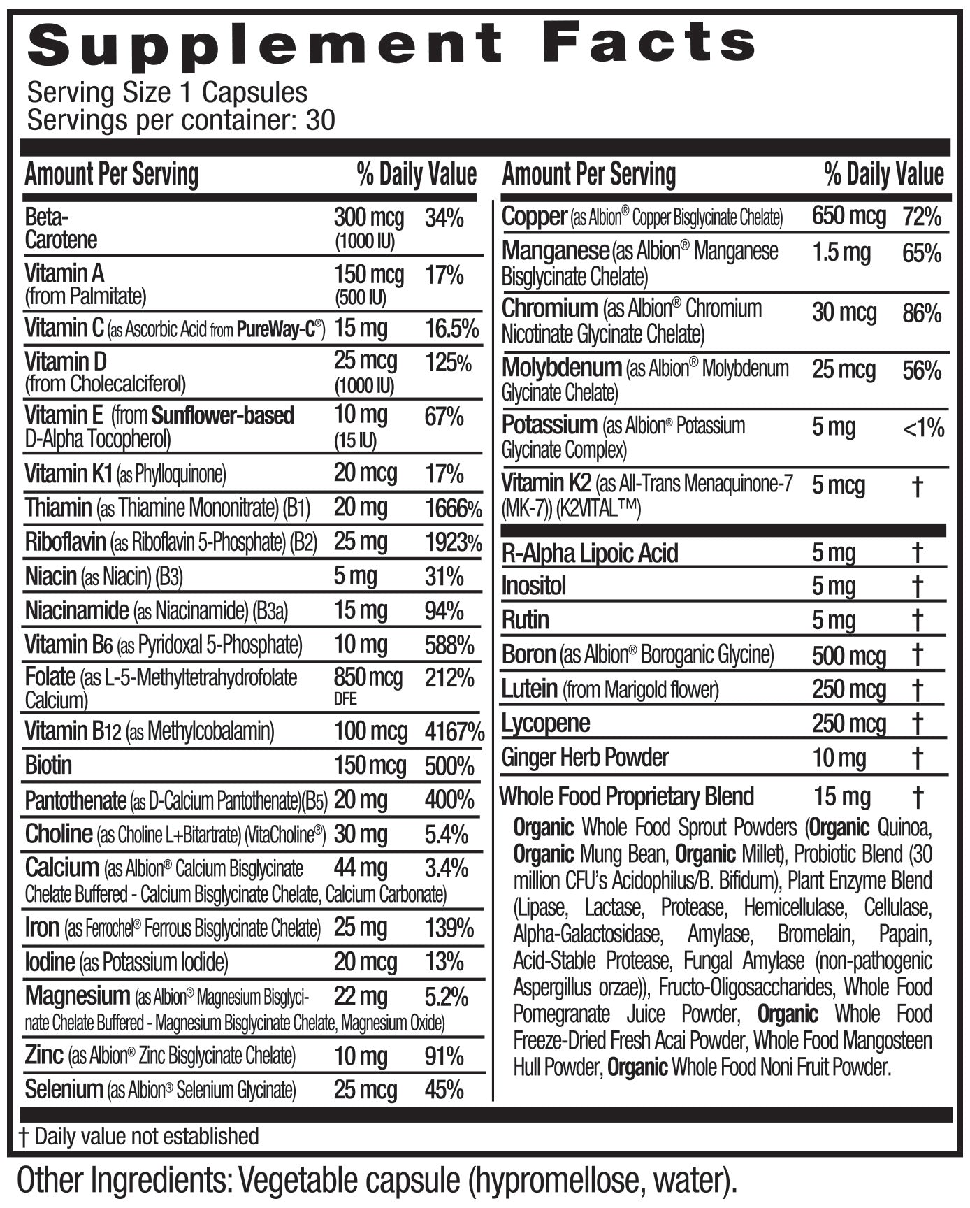 Prenatal 1-Daily Multi (30)