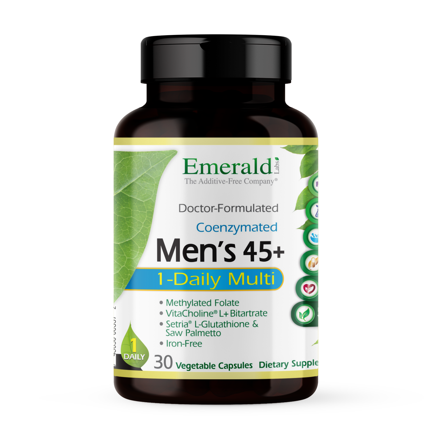 Men's 45+ 1-Daily Multi (30) | Emerald Labs