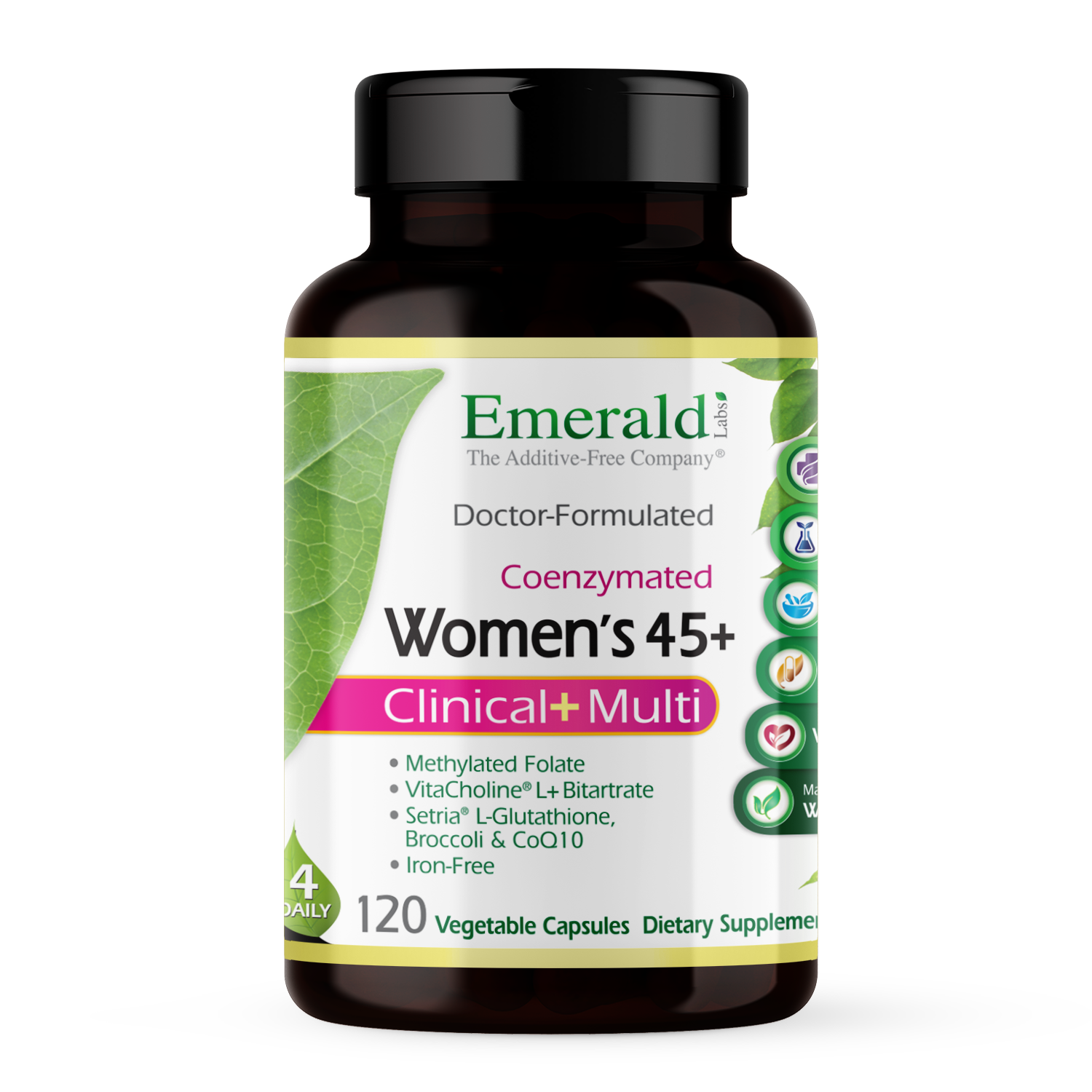 Women's 45+ Clinical Multi (120) | Emerald Labs