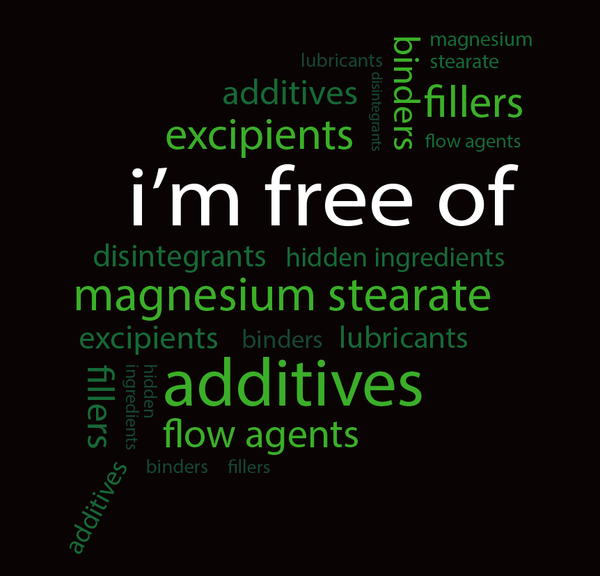 Emerald I'm Free of Additives Leaf Map