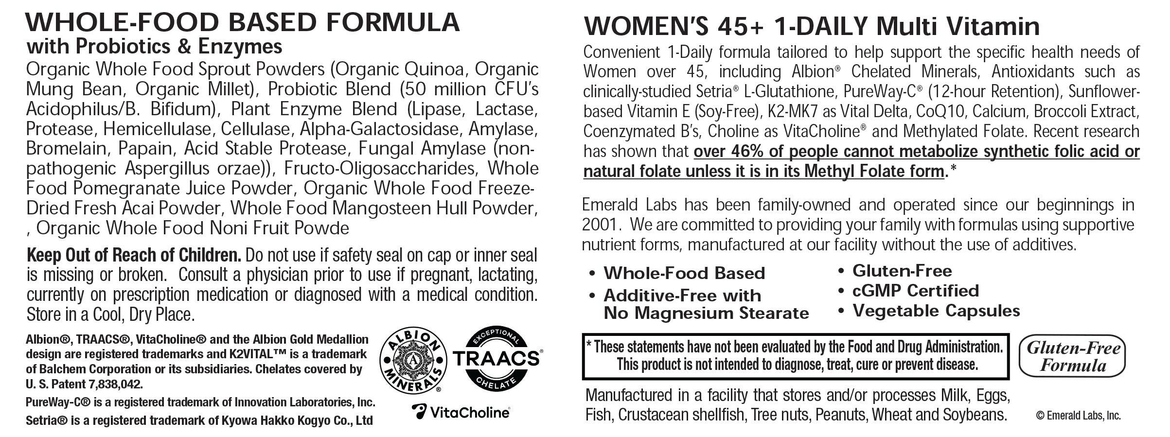 Women's 45+ 1-Daily Multi (30)