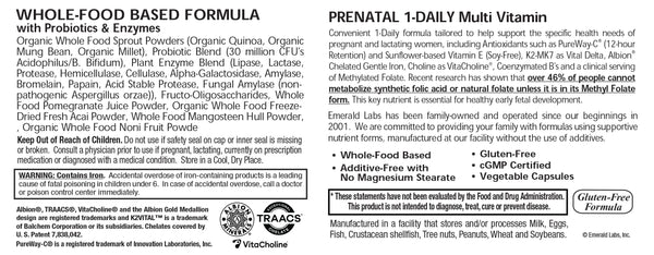 Trinatal Prenatal 1-Daily Multi (30) | Emerald Labs