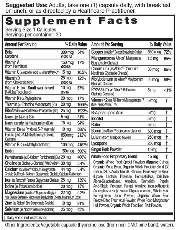 Trinatal Prenatal 1-Daily Multi (30) | Emerald Labs