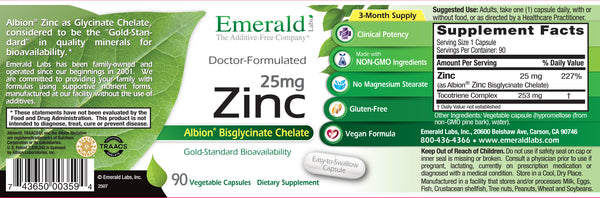 Zinc 25mg