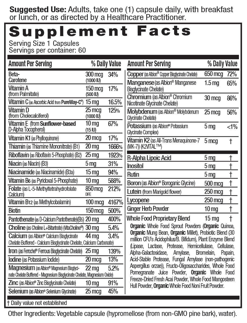 Prenatal 1-Daily Multi (60)