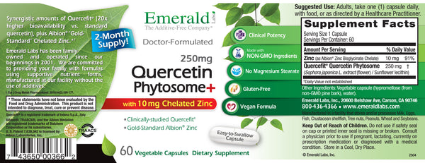 Quercetin plus Zinc
