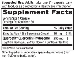Quercetin plus Zinc