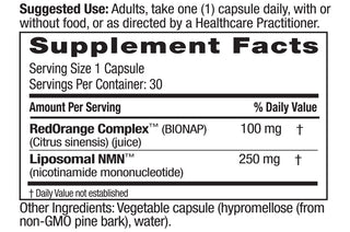 Liposomal NMN+ RedOrange Complex