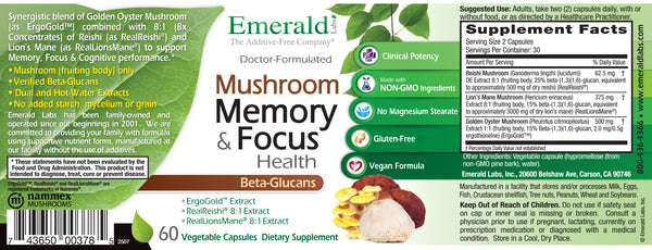 Mushroom Memory & Focus