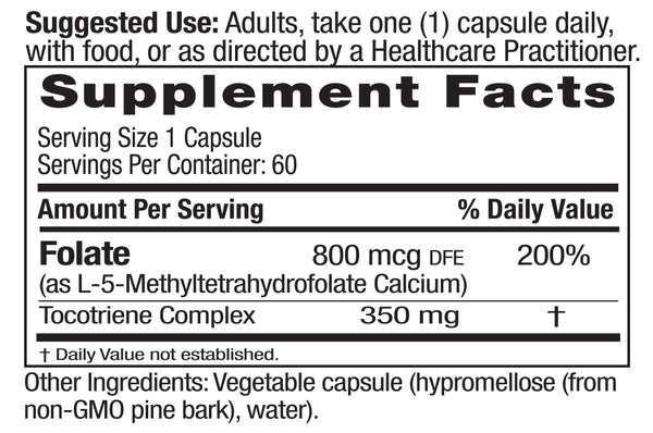Methyl Folate 800mcg