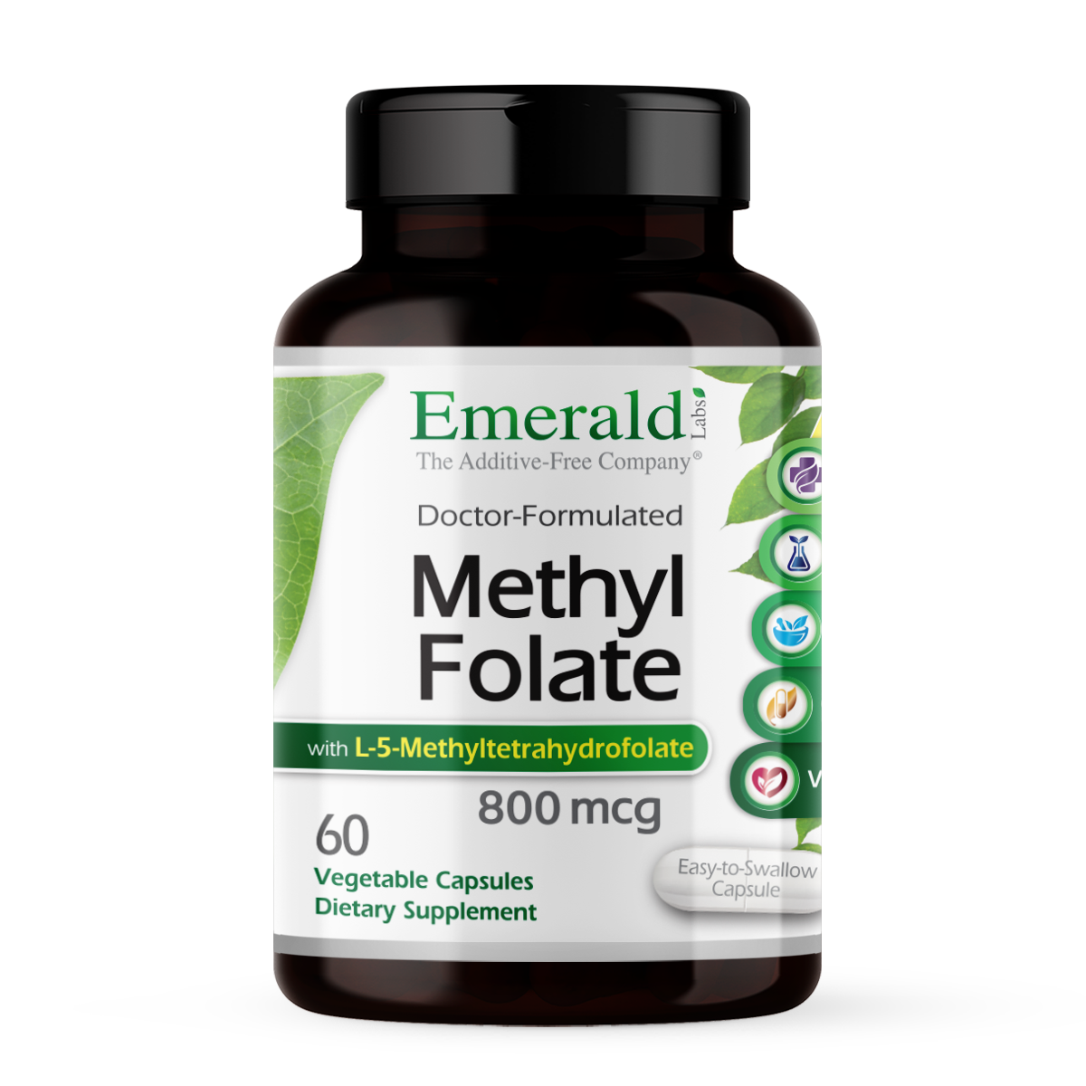 Methyl Folate 800mcg | Emerald Labs