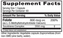 Methyl Folate 800mcg
