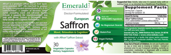 Affron® Saffron Extract