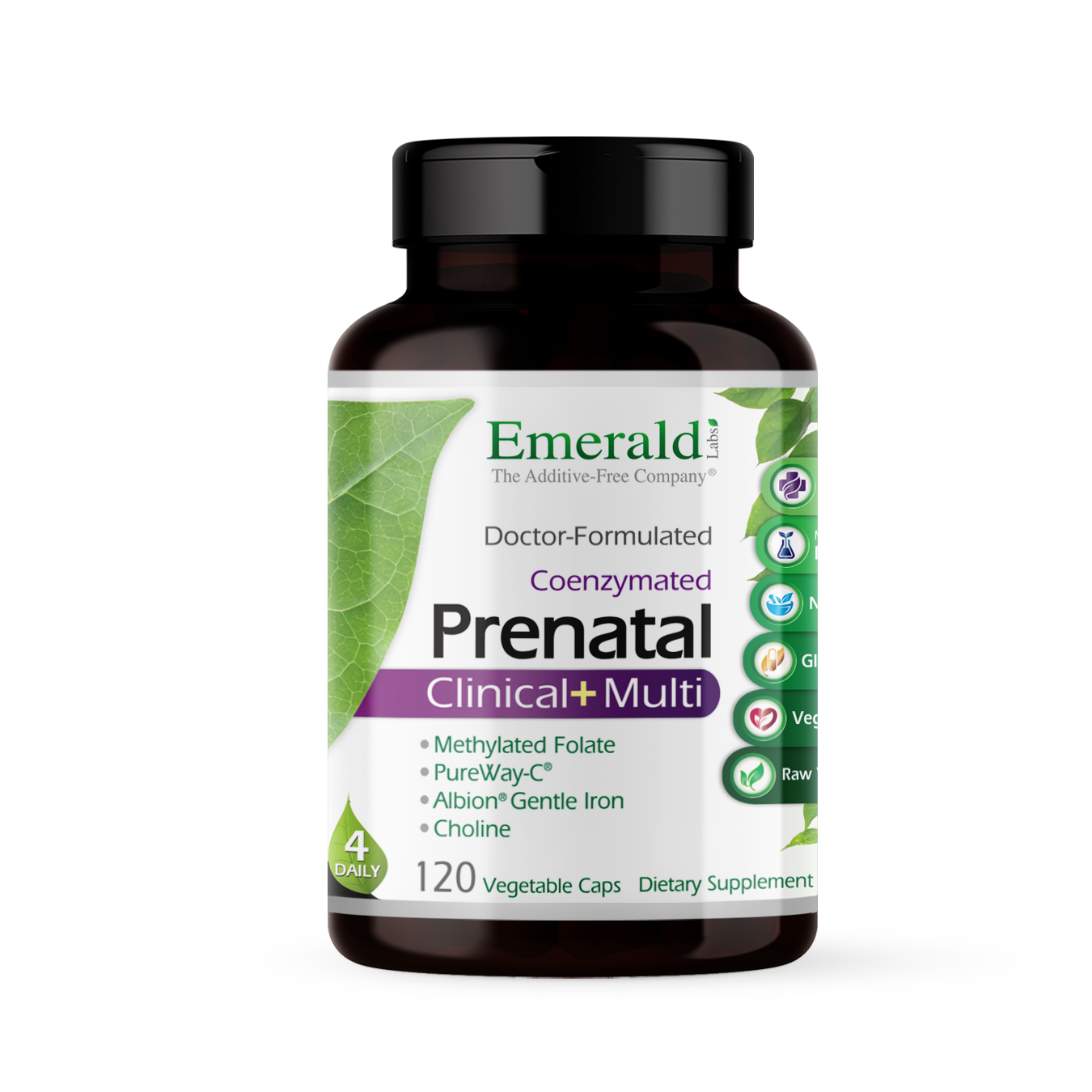 Prenatal Clinical Multi (120) | Emerald Labs