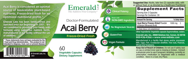 Acai Berry Freeze Dried