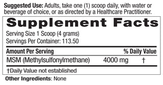 MSM Powder (16oz)