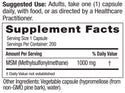 MSM 1000mg (100)