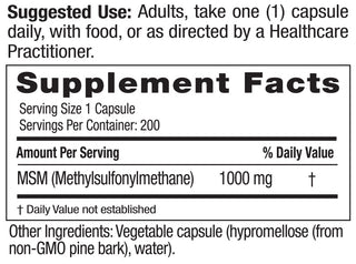 MSM 1000mg (100)