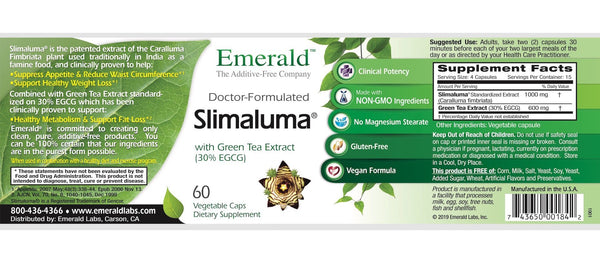 Emerald Slimaluma Label