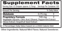 Emerald Melatonin Supplement Facts 
