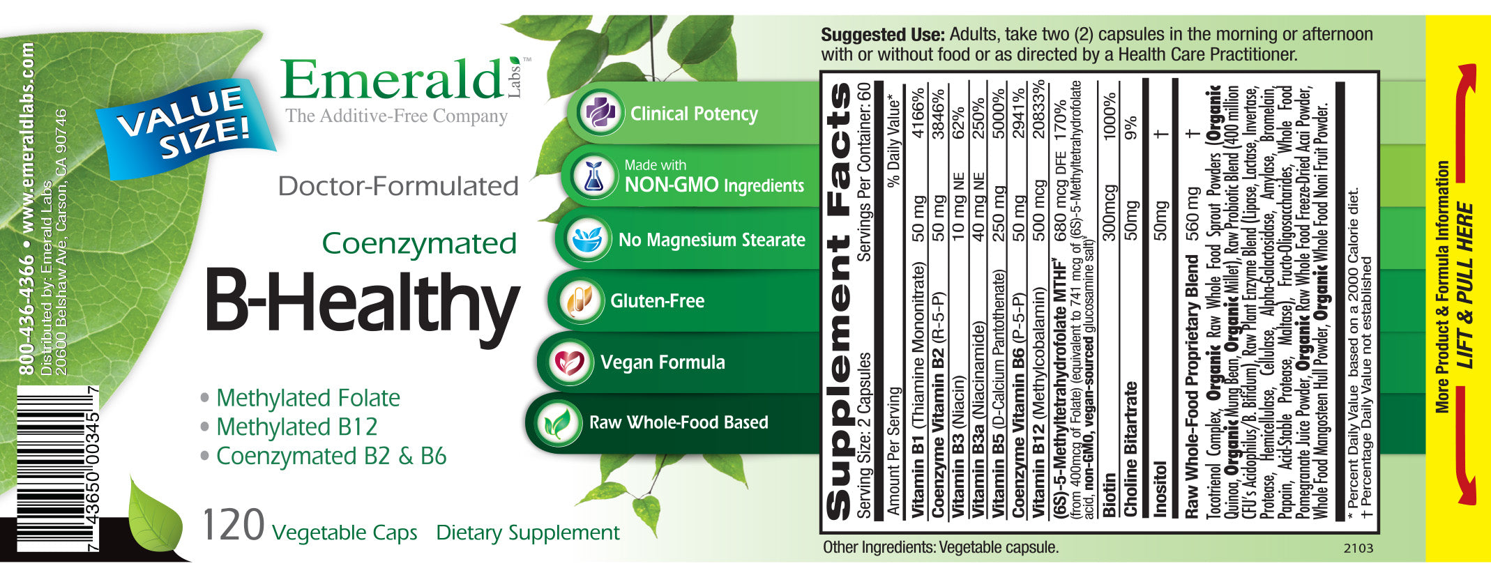 B-Healthy® (120) | Emerald Labs